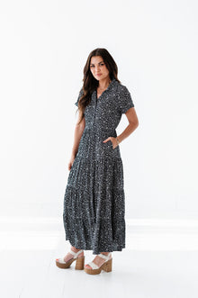  Bianca Button Down Tiered Dress