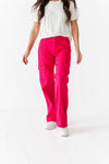 Spencer Cargo Jeans in Magenta