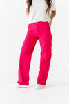 Spencer Cargo Jeans in Magenta