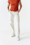 Spencer Cargo Jeans in Ivory