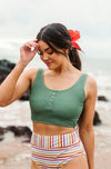 Surfer Crop in Olive