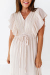 Tillie Midi Dress in Cream