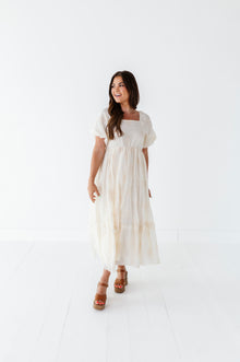  Lola Embroidered Dress in Cream - Size 2X & 3X Left