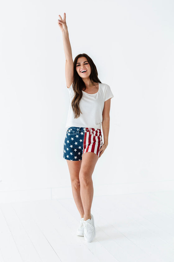 Americana Flag Shorts