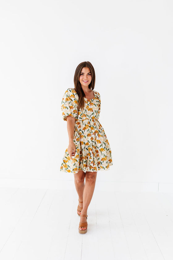 Cassia Floral Dress