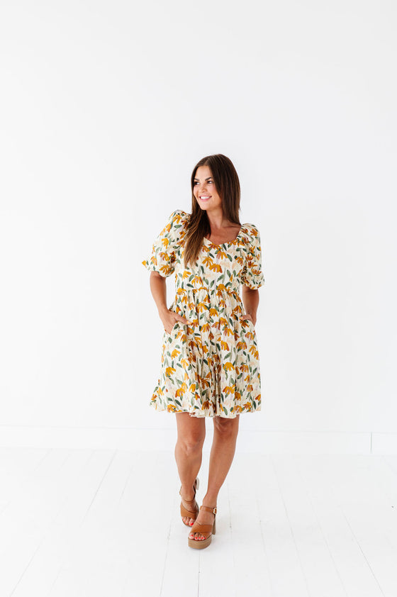 Cassia Floral Dress