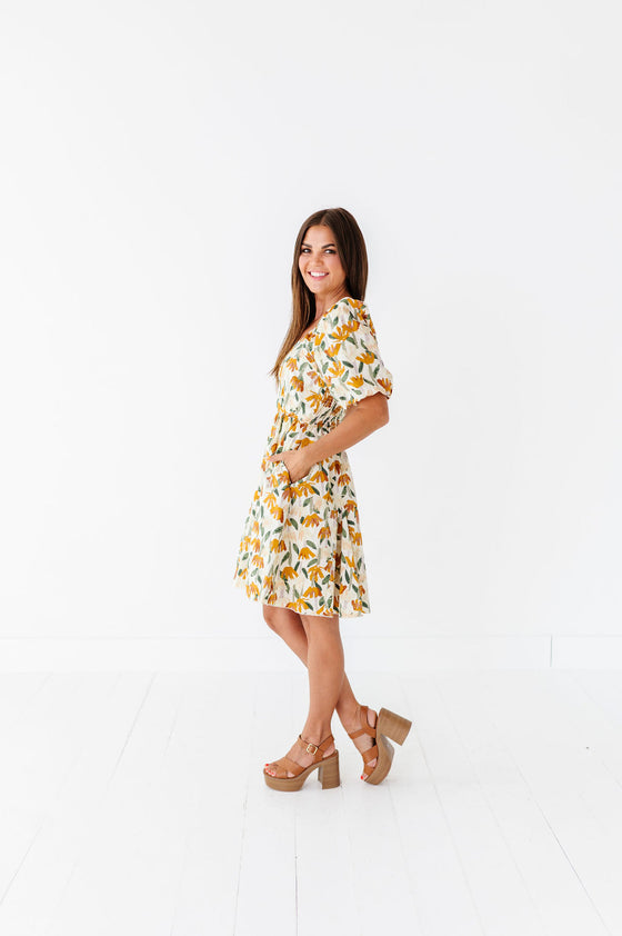 Cassia Floral Dress