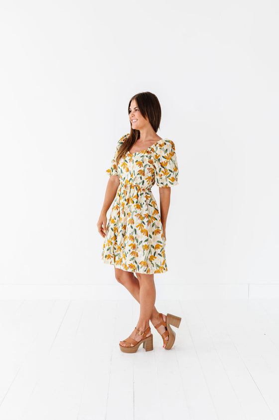 Cassia Floral Dress