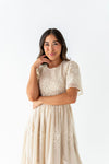 Elizabeth Embroidered Smocked Dress