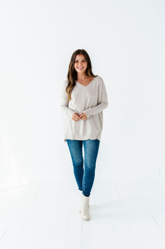 Rochelle Sweater in Oatmeal