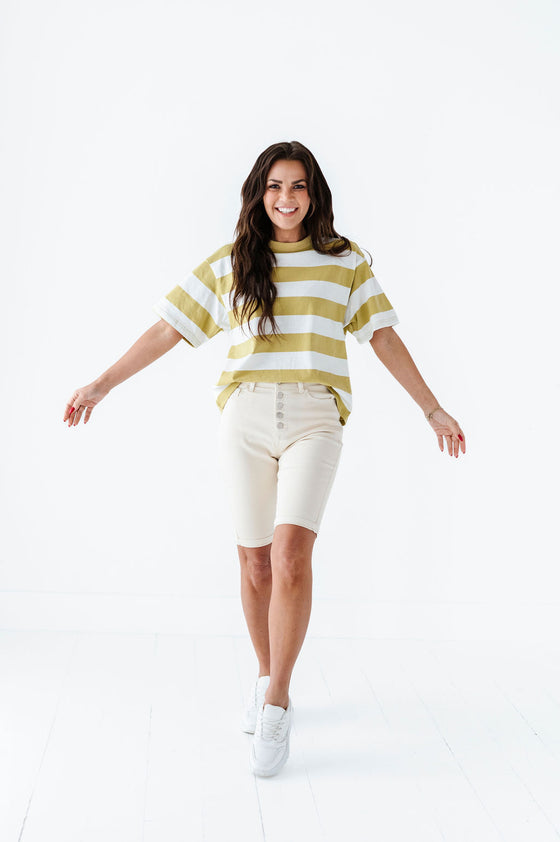 Sally Stretch Bermuda Shorts