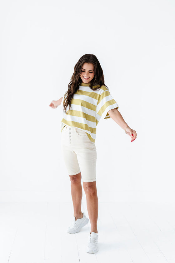 Sally Stretch Bermuda Shorts