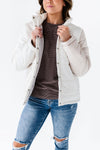 Ozzie Reversible Puffer Shacket - Size Small Left