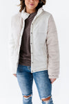 Ozzie Reversible Puffer Shacket - Size Small Left