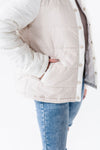 Ozzie Reversible Puffer Shacket - Size Small Left