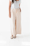 Anniston Wide Leg Pants in Cream