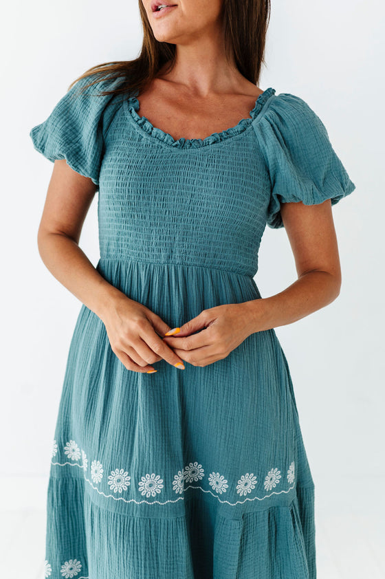 Hannah Embroidered Dress