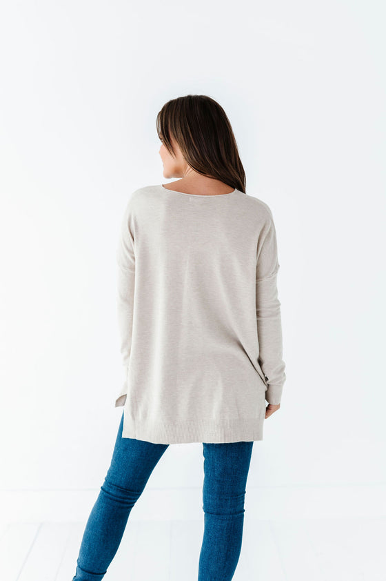 Rochelle Sweater in Oatmeal