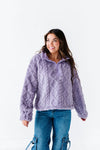 Shelley Bear Hug Pullover in Lavender