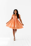 Tessa Babydoll Dress in Apricot