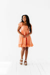 Tessa Babydoll Dress in Apricot