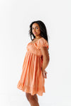 Tessa Babydoll Dress in Apricot