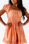 Tessa Babydoll Dress in Apricot