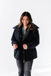 Arden Puffer Coat in Black