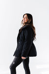 Arden Puffer Coat in Black