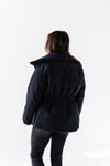 Arden Puffer Coat in Black