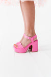 Elle Platform Heel in Pink