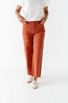  Kai High Rise Jeans in Orange Clay