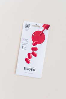  ÈDGEU Gel Nail Wraps in Signal Red