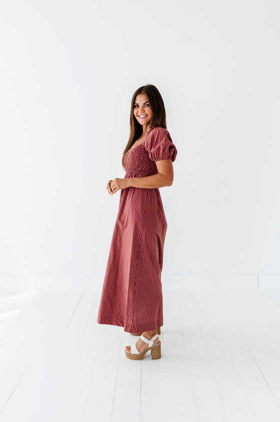 Penelope Bubble Sleeve Dress