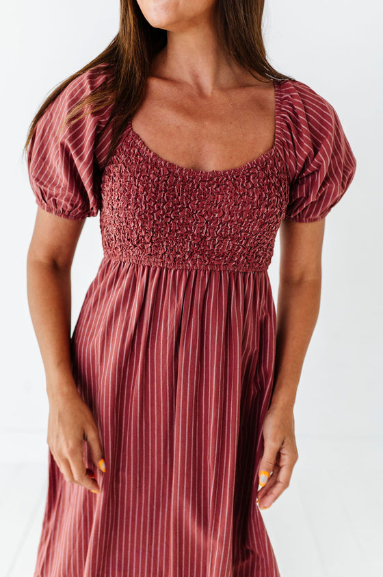 Penelope Bubble Sleeve Dress