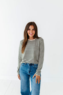  Barlow Striped Top