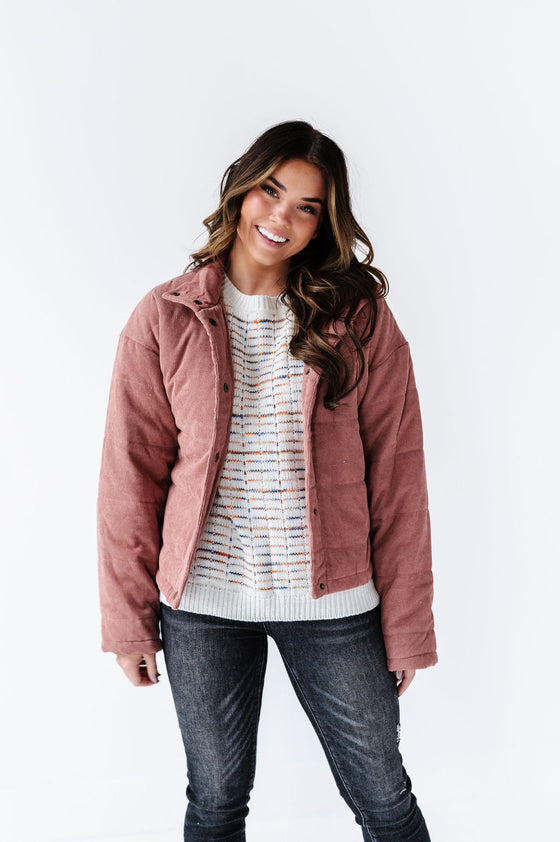 Athena Corduroy Jacket - Size Small Left