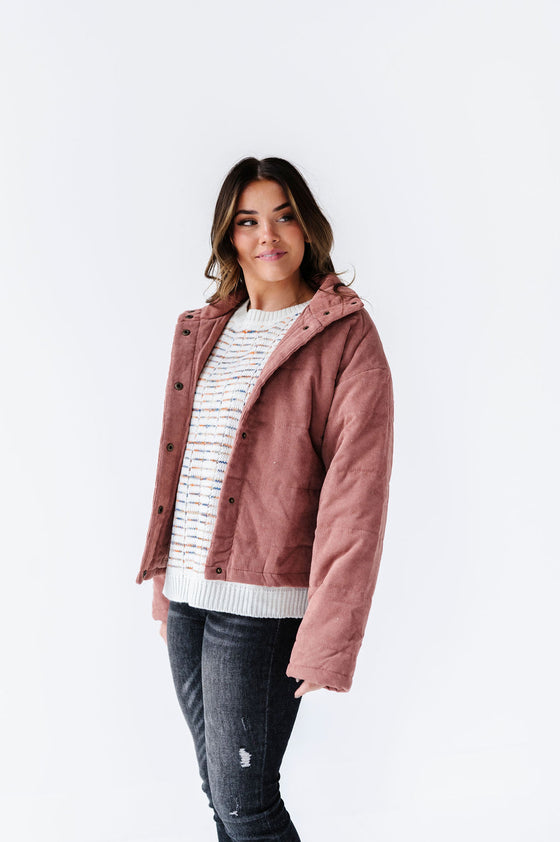 Athena Corduroy Jacket - Size Small Left