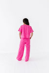 Kynlee Cargo Set in Pink