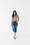 Olivia Denim Skirt in Blue