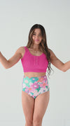 High Waisted Bottoms in Oasis Floral