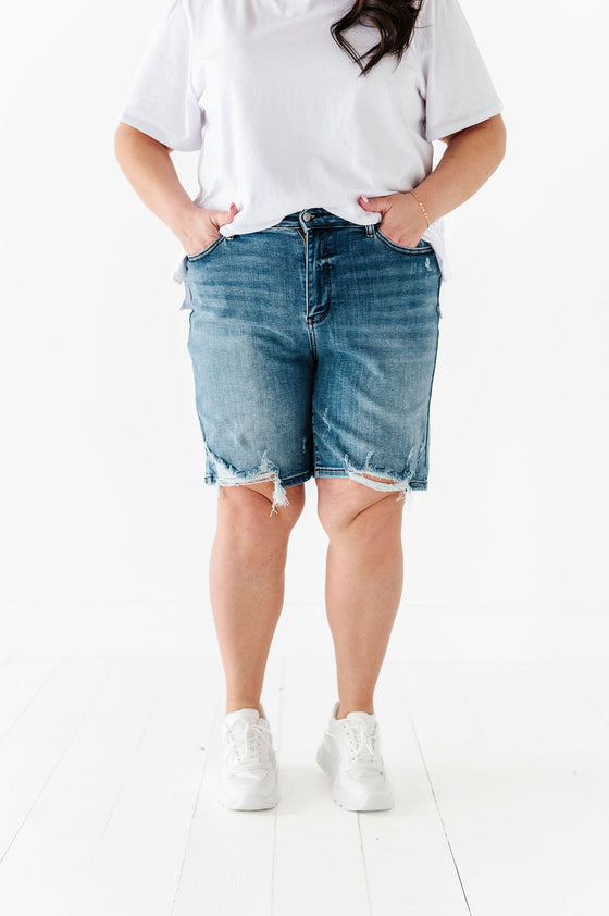 Dawson High Waisted Bermuda Shorts