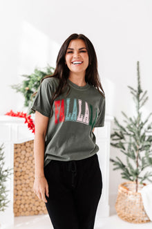  "FALALALA" Graphic Tee