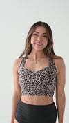 Leopard Crossover Top