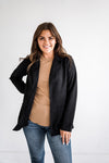 Candice Black Suede Blazer