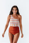 Kokomo Crop in Multi Stripe