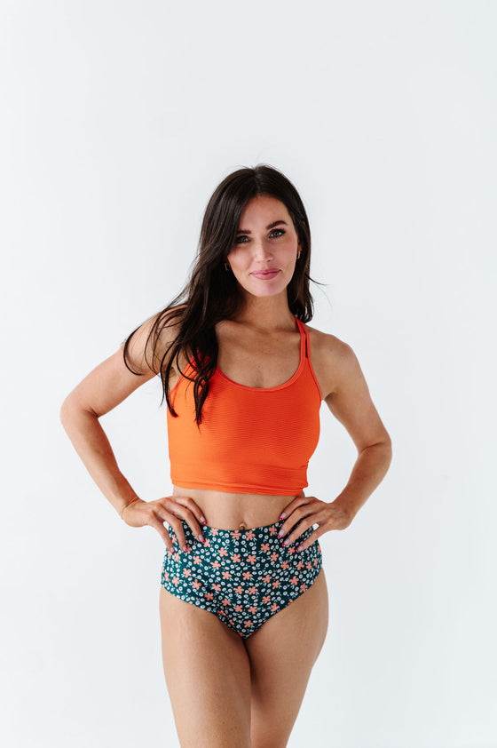 Double Strap Top in Poppy