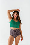 Surfer Crop in Kelly Green