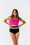 Surfer Crop in Magenta