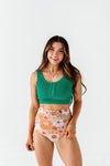 Surfer Crop in Kelly Green